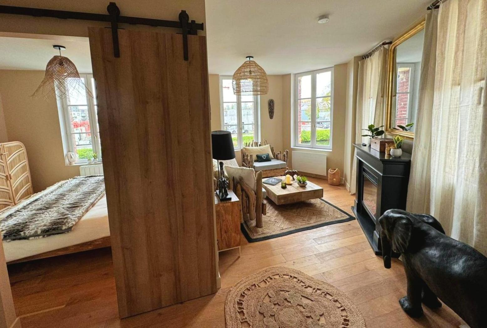 Duplex Safari Jusqu'A 4 Personnes, Spa, Cinema Et Lit Sous Les Arbres, Day Use, 10 Min Centre Amiens Ngoại thất bức ảnh